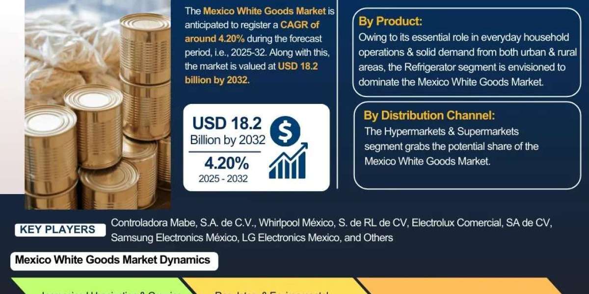Mexico White Goods Market 2032: Size, Share, Growth Trends & Forecast – The Report Cube